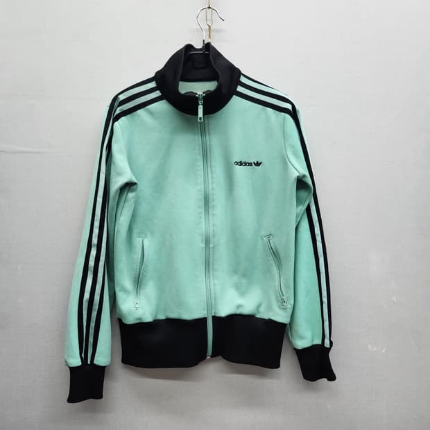 아디다스 베켄바우어 삼선 민트색 져지 90(S)