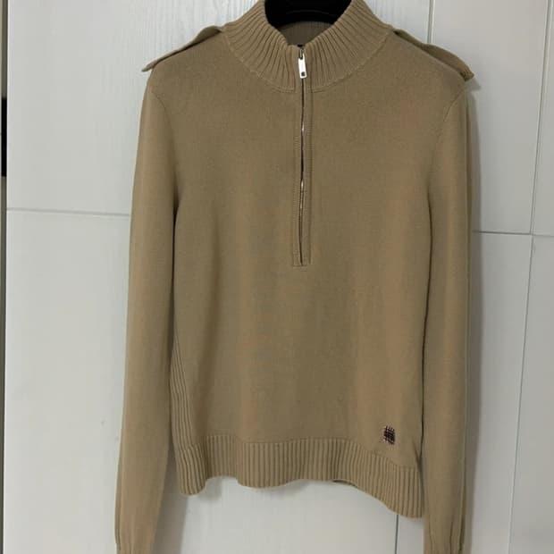 버버리 런던 반집업 니트 여성 44,55 정품