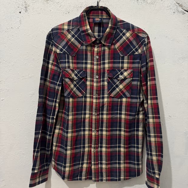 디키즈 체크 셔츠