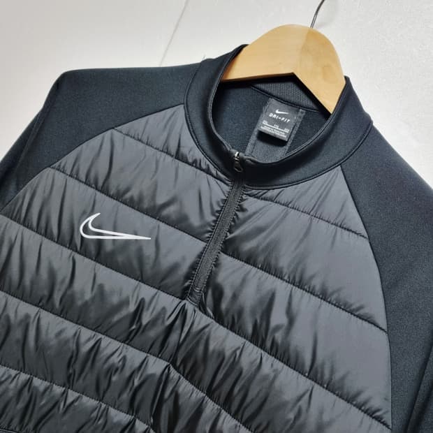 남성 나이키 DRI-FIT 패딩 기모 드릴탑 트레이닝복 축구복 하프집업