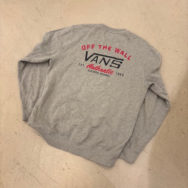 반스 빅로고 오프더월 맨투맨