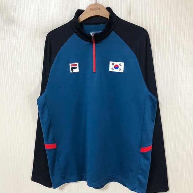 필라국대 국대KOREA 국대 하프집업 트레이닝탑 XL