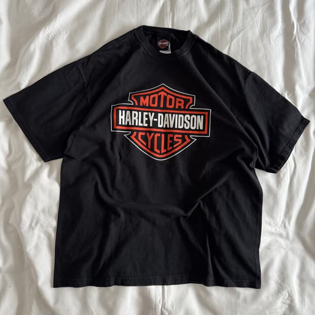 [XL] 90s-00s 빈티지 할리데이비슨 실드 로고 티셔츠