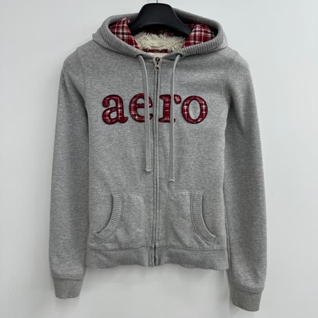 90 AERO y2k 여자 딱붙핏 울프죠 후드집업