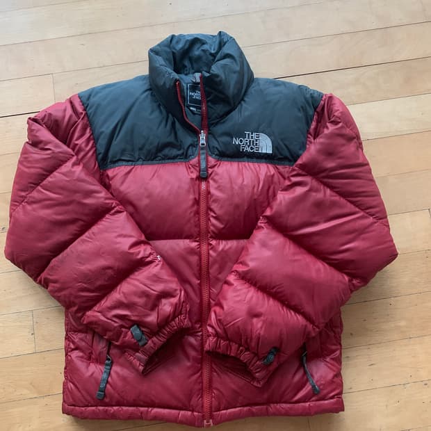 노스페이스 눕시 버건디