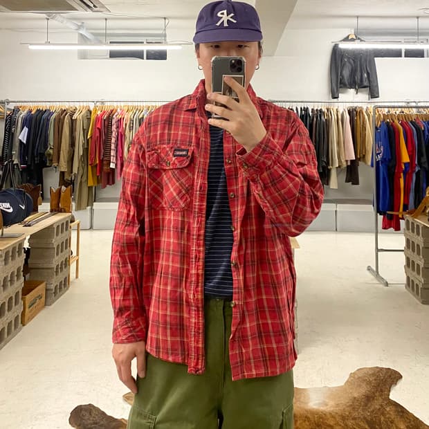 DICKIES flannel check shirts 디키즈 플란넬 셔츠