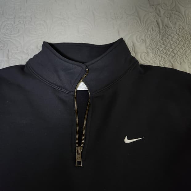 나이키 솔로 스우시 쿼터집업 블랙 색상 XXL