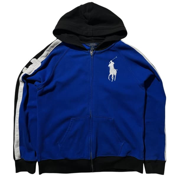 폴로 랄프로렌 빅포니 사이드라인 후드집업