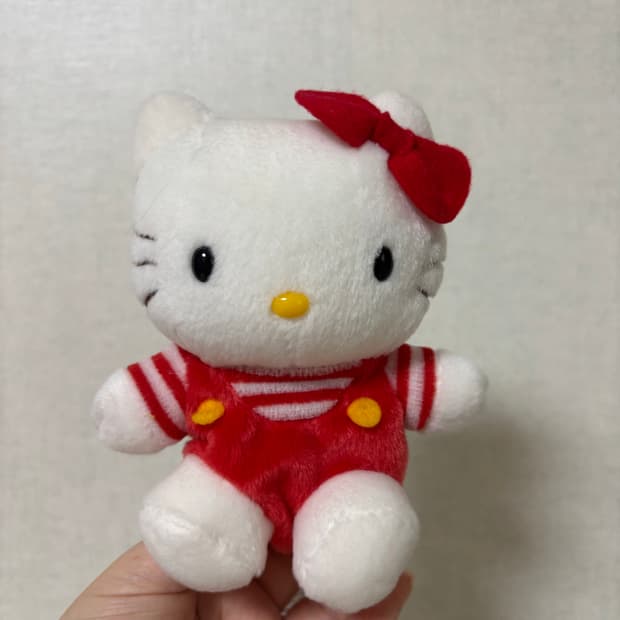 산리오 고전 키티 파우치 인형