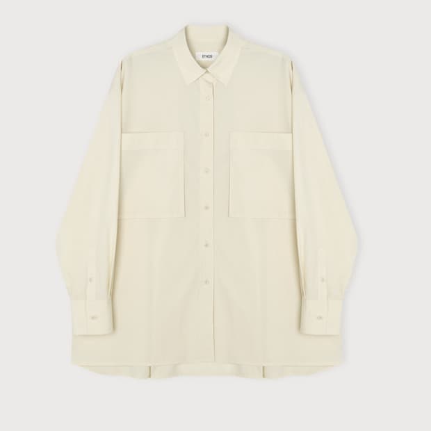 새상품 에토스 빅포켓 오버핏 셔츠