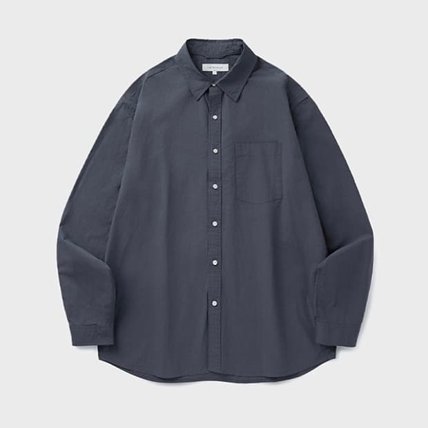 [새상품/M] 유니온블루 에디터 셔츠 틸블루 브랜디드 editor