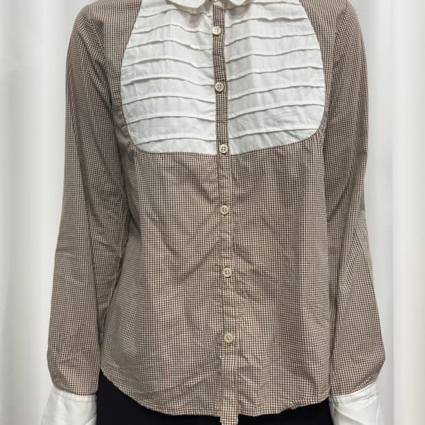 check mori shirt