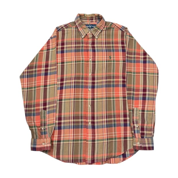 폴로 랄프로렌 체크 셔츠 남방 L