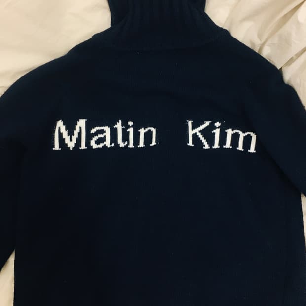 마뗑킴 니트 집업 가디건