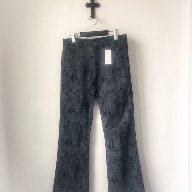 Dyed printing pants