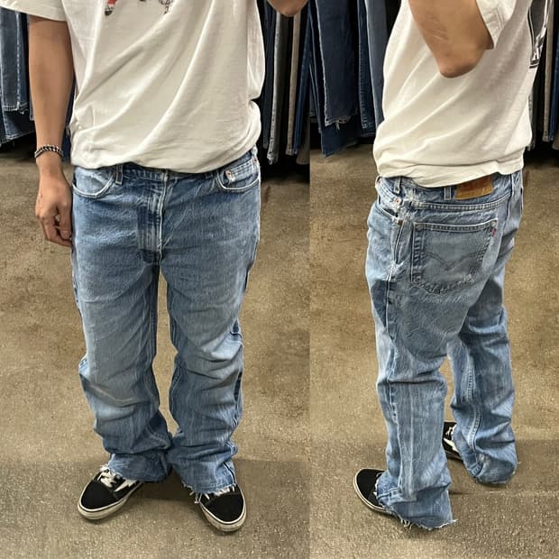 00s Levis517 에시드 워싱 부츠컷 (35“)