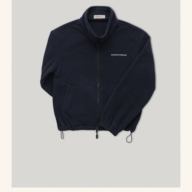 스무스무드 레귤러 플리스 네이비