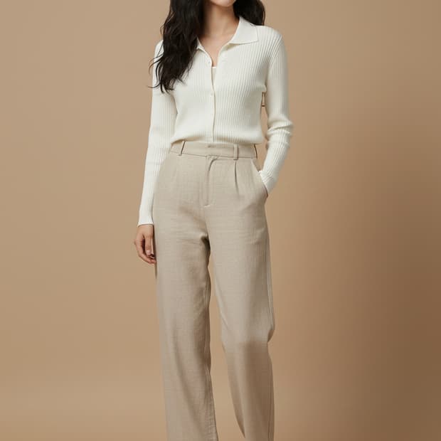 웬위윌(WHEN WE WILL) 실크 혼방 골지 카디건