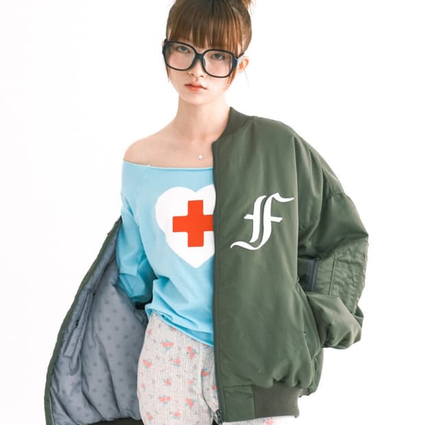 샵페어리 봄버 카키