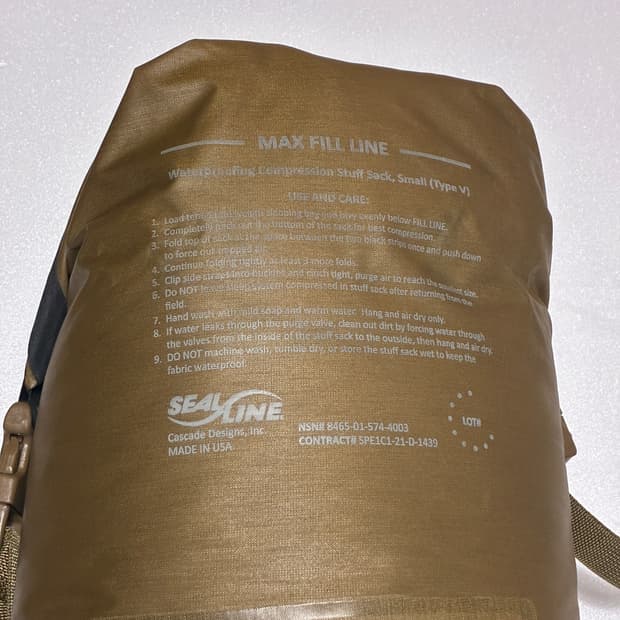 미군 고어텍스 침낭 