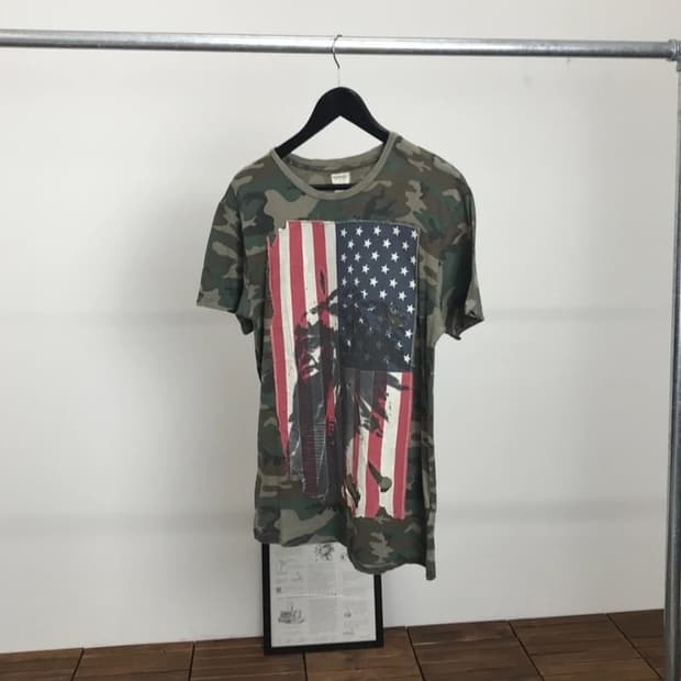 Denim & Supply RL Camo Flag Graphic Tee