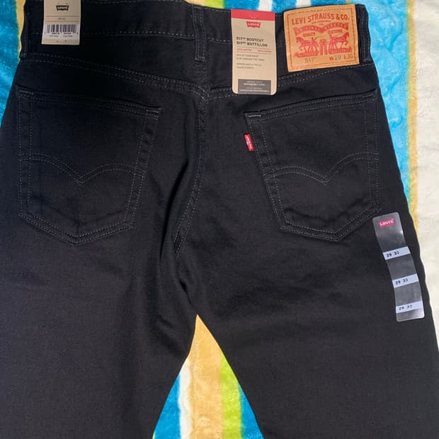 리바이스 517 블랙 29w 30l