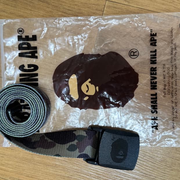 베이프 카모 벨트