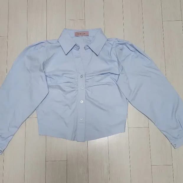 급처새상품!바닐라비 어깨벌룬셔링셔츠 남방  블라우스 레니본st리즈리사st