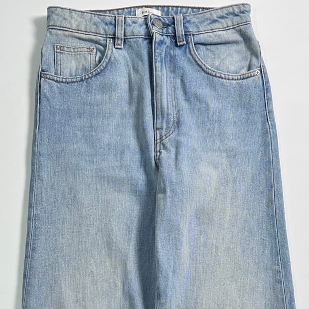 토템 플레어 핏 연청 팬츠 