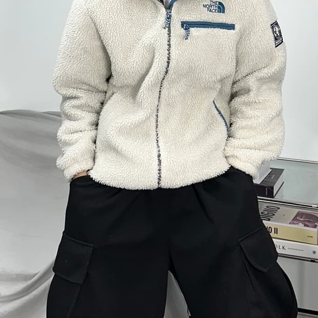 노스페이스 쉐르파 플리스 자켓 L