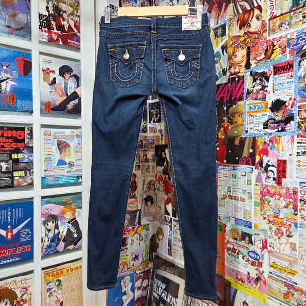 트루릴리전 미스티 진청 스키니 데님 팬츠