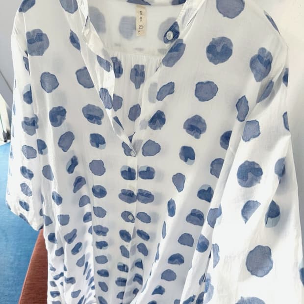  Sheer cotton design pattern onepiece
