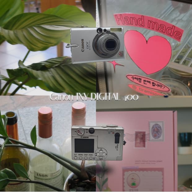 작례⭕️ 캐논 IXY 익시 디지털 400 소프트 메탈 실버 🌫️