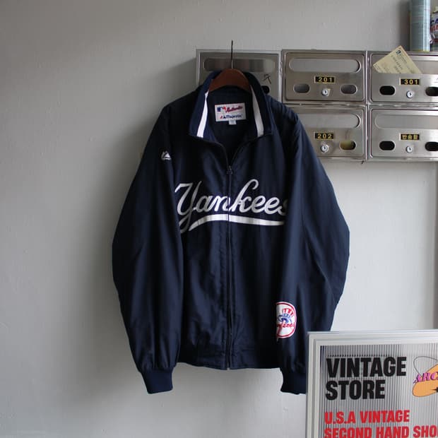 90s Majestic Yankees Stadium Jacket