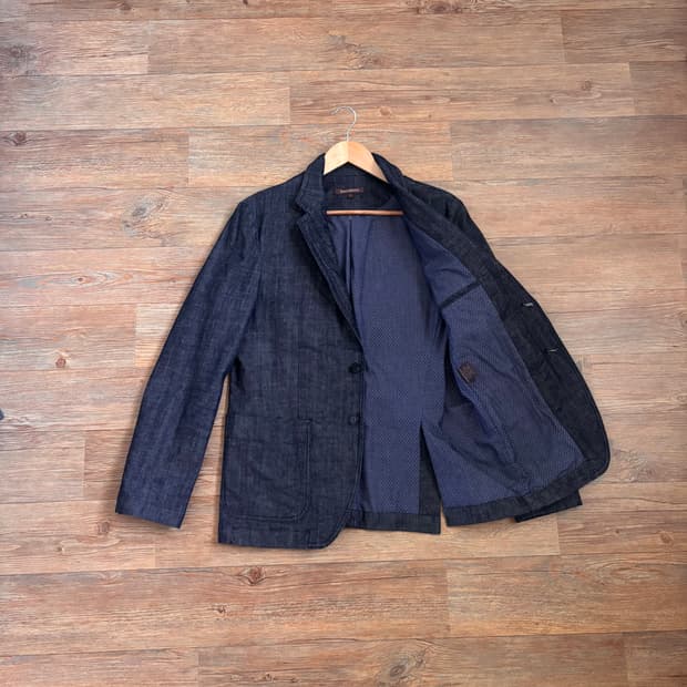 제임스진 USA 데님 자켓 XS 슬림 95 슬렌더 미국 수입 정품