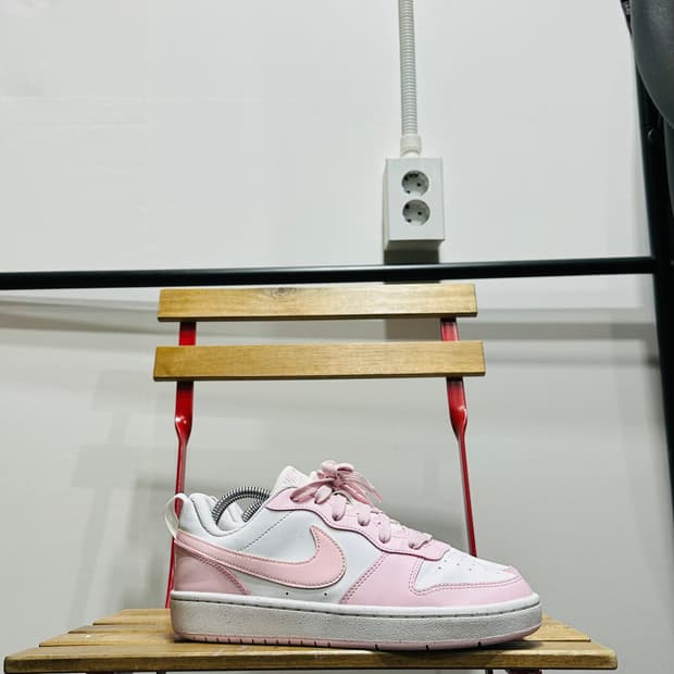 240) 나이키 운동화 여성 여자 신발 코트 버로우 핑크