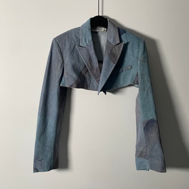 21ss 김해김 우먼스 크롭 블레이저  (on.207) 