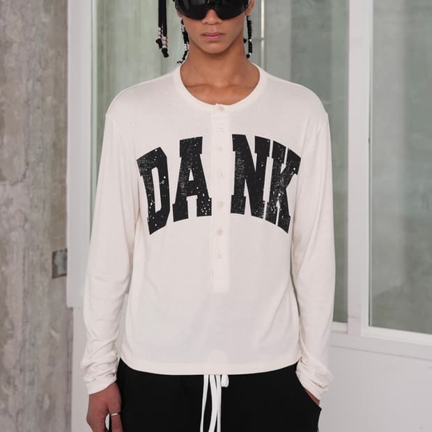 (구매) Esc studio Dank 헨리넥 티셔츠