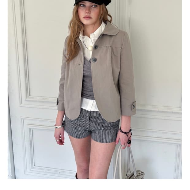 디망쉬 spring cotton jacket khaki