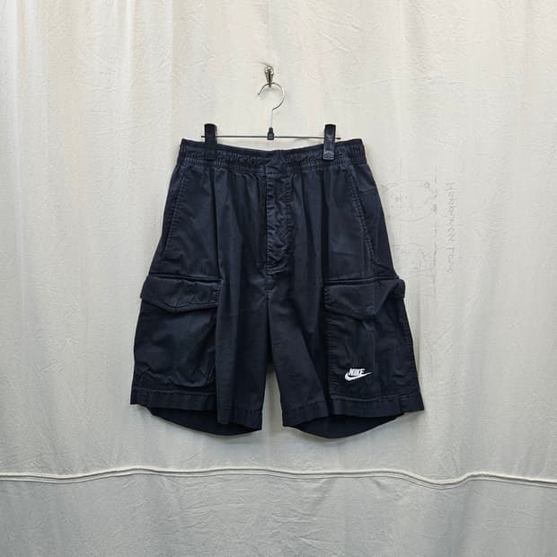 나이키 블랙 카고 반바지