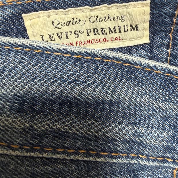 빈티지 리바이스 부츠컷데님