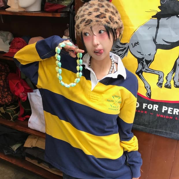 Polo Stripe Rugby T-shirt