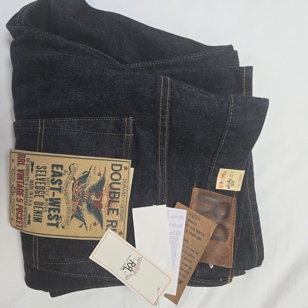 RRL 빈파포 셀비지 이스트웨스트 36