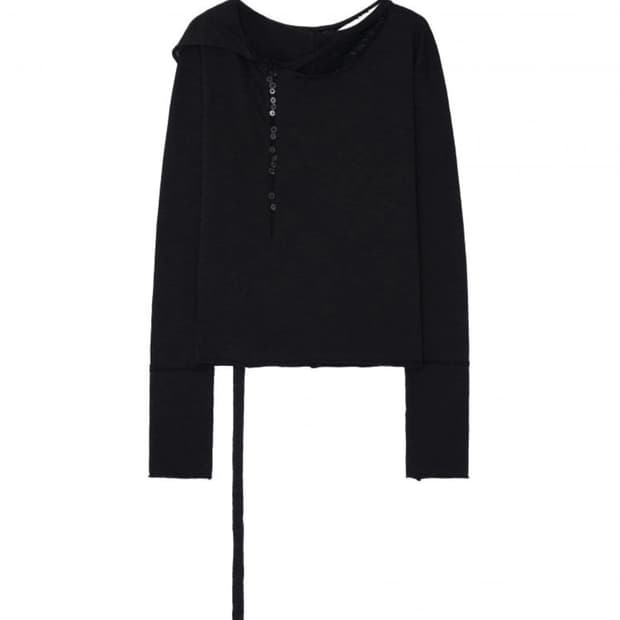 하르테올뎀 버튼 스카프 슬리브