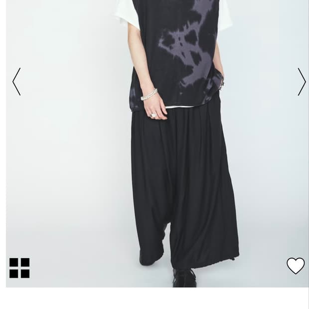 요지야마모토 S’YTE라인 RAYON TWILL BALLOON PANTS