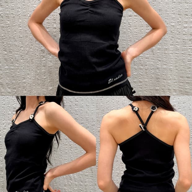 Crochet flower sleeveless