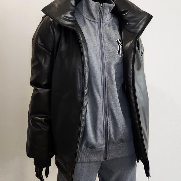 스탠다드에러 패딩점퍼 