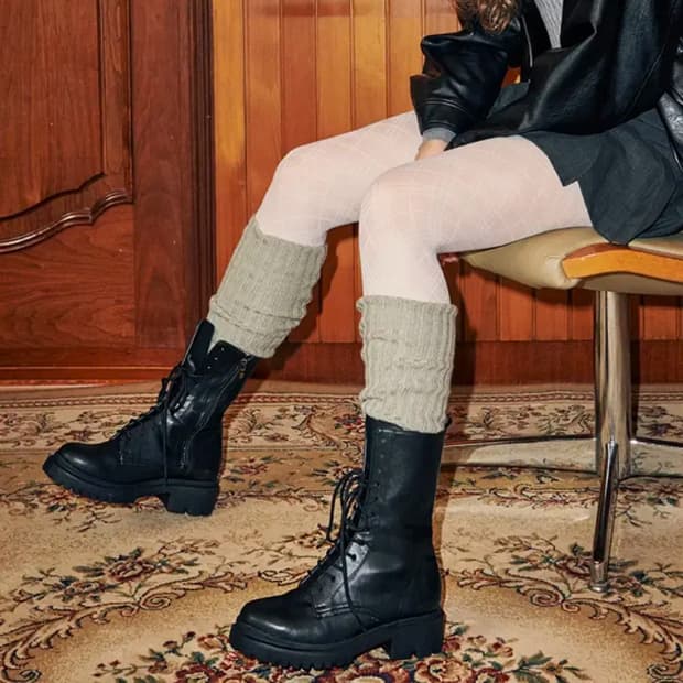 (무료배송)(새상품) 마크모크 Goofy 청키워커 블랙 4.5cm 240