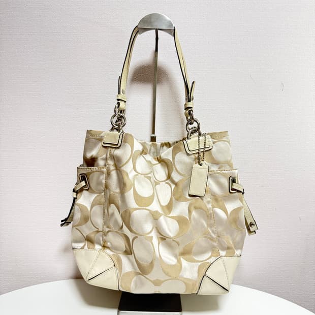 Y2k 코치 시그니처 토트백