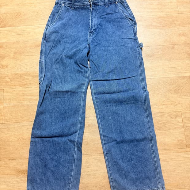 맥우드건 30 파번 7505 카펜터 와이드핏 미디움인디고 데님팬츠